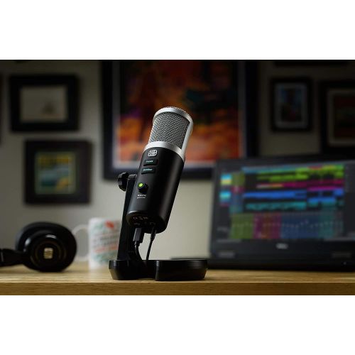  PreSonus Revelator Professional USB Microphone with Studio Live Vocal Processing and Studio One Artist Software Pack with CR3-X Studio Monitor Pair