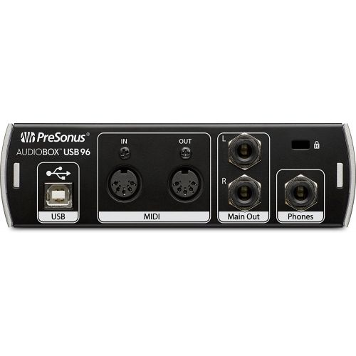  PreSonus AudioBox 96 Audio Interface Full Studio Kit with Studio One Artist Software Pack w/Atom Midi Production Pad Controller w/Mackie CR3-X Pair Studio Monitors & 1/4” Instrumen