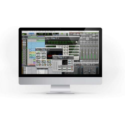  PreSonus Studio 24c 2x2 USB Type-C Audio/MIDI Interface with CR4-X Creative Reference Multimedia Monitors and 1/4” Instrument Cable and Microphone Isolation Shield