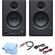PreSonus Pair of Eris E3.5 3.5 2-Way 25W Nearfield Monitors with and Pro Cable Kit