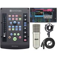 Presonus ioStation 24c: 2x2 USB-C Compatible Audio Interface with Download for Studio One Artist and Studio Magic Plug-in suite included and Production Controller with Studio Micro