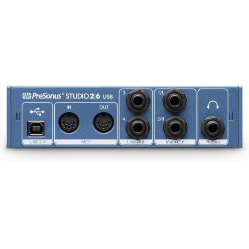  Presonus Audio Interface 2 Mic Pres - 4 Line Outs Studio 26