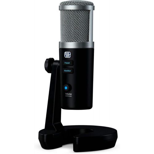  PreSonus Revelator USB-C Microphone w/StudioLive Voice Effects Bundled with Studio Mic Stand & Pop Filter for Recording & Broadcasting Microphones (3 Items)