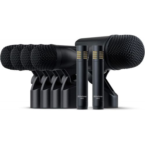  [아마존베스트]PreSonus DM-7: Complete Drum Microphone Set for Recording and Live Sound, XLR MIC