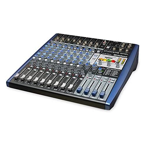  [아마존베스트]PreSonus StudioLive AR12c 14-Channel USB-C Compatible Audio Interface / Analogue Mixer / Stereo SD Recorder