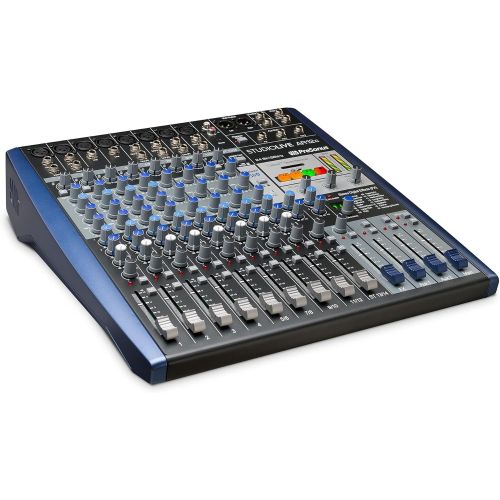  [아마존베스트]PreSonus StudioLive AR12c 14-Channel USB-C Compatible Audio Interface / Analogue Mixer / Stereo SD Recorder