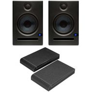 [아마존베스트]PreSonus Eris E5 Active Studio Monitor Pair Set 70W Boxes with Absorber Plates for Acoustic Decoupling Black