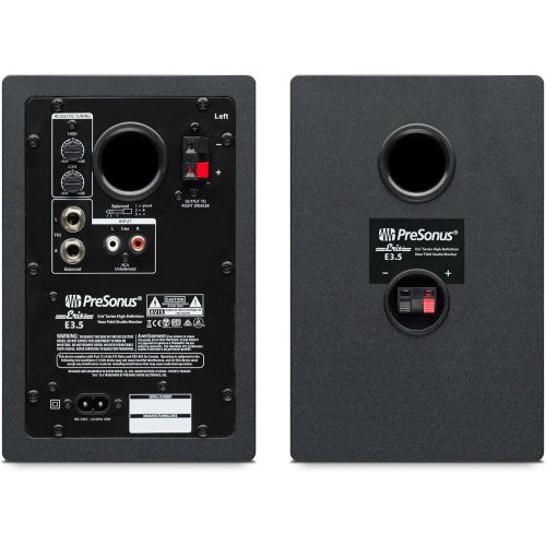  [아마존베스트]Presonus Eris 3.5 Active Multimedia Monitor Boxes + 2-Way Jack Connection Cable 2 m