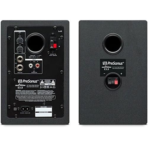  [아마존베스트]PreSonus ERISE3.5 Studio Monitors & KabelDirekt - RCA Audio Cable - 1 m - Coaxial Cable Suitable for Amplifiers, Stereo Lengths, HiFi Systems & Other Devices with RCA Connection, 2