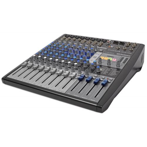  PreSonus Presonus StudioLive AR12 14-Ch USB Live SoundRecording Mixer+2 Studio Monitors