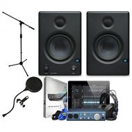 PreSonus Presonus AudioBox iTwo Studio with HD7 Headphones, M7 Mic, S1 Artist, Eris E4.5 Monitors, Pop Filter, and Mic Stand
