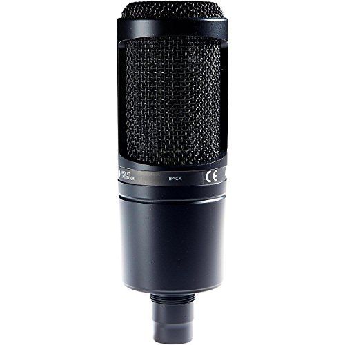  Audio-Technica AT2020 Cardioid Condenser Microphone Bundled With PreSonus AudioBox iTwo - 2x2 USB Recording System, Studio One Recording Software, Blucoil Pop Filter, AND 10 XLR Ca