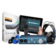 PreSonus AudioBox iTwo Studio USB 2.0 Recording Bundle with Interface, Headphones, Microphone and Studio One software