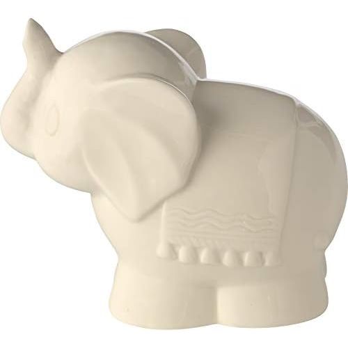  Precious Moments Tuk Elephant Ceramic Battery Operated Nightlight, Beige