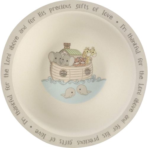  Precious Moments 182433 5 Noahs Ark Gift Mealtime Feeding Set, One Size, Multi