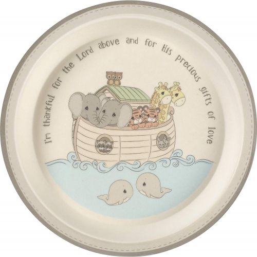  Precious Moments 182433 5 Noahs Ark Gift Mealtime Feeding Set, One Size, Multi