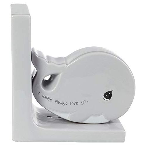  [아마존베스트]Precious Moments I Whale Always Love You Whale Ceramic Bookend 189918