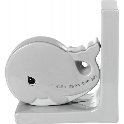  [아마존베스트]Precious Moments I Whale Always Love You Whale Ceramic Bookend 189918