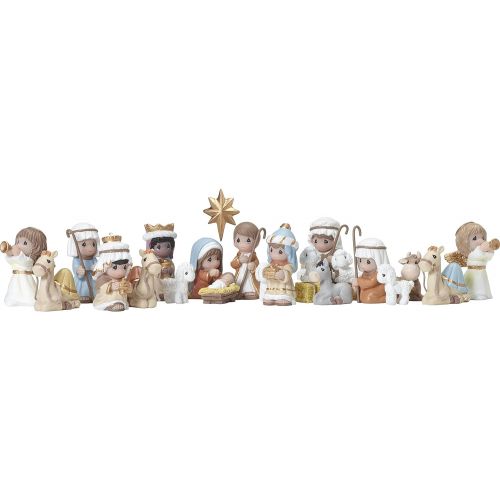  Precious Moments Glory to God Nativity Cross, Multicolor