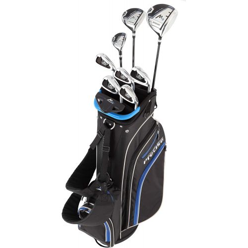  [아마존베스트]Precise M3 Mens Complete Golf Clubs Package Set Includes Driver, Fairway, Hybrid, 6-PW, Putter, Stand Bag, 3 H/Cs - Right Handed - Regular, Petite or Tall Size