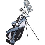 [아마존베스트]Precise NX460 Ladies Womens Complete Golf Clubs Set Includes Driver, Fairway, Hybrid, 4 Irons, Putter, Bag, 3 H/Cs - 2 Sizes - Regular and Petite Size!