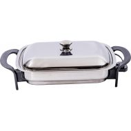 Precise Heat Stainless Steel 16-Inch Rectangular Surgical Electric Skillet