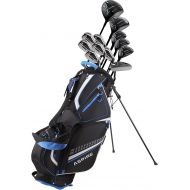 [아마존베스트]PreciseGolf Co. 19 Piece Mens Complete Golf Club Package Set with Titanium Driver, 3 Fairway Wood, 3-4-5 Hybrids, 6-SW Irons, Putter, Stand Bag, 5 H/Cs - Choose Options!