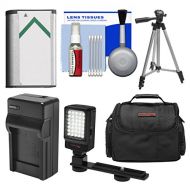 Precision Design Essentials Bundle for Sony Handycam HDR-CX405, CX440 & PJ440 Camcorders with Case + LED Light + NP-BX1 Battery & Charger + Tripod Kit