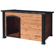 Precision Pet by Petmate Extreme Weather-Resistant Log Cabin Dog House with Adjustable Feet, 4