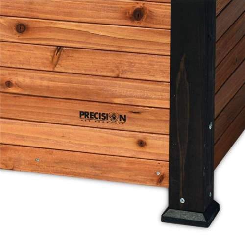  Precision Pet by Petmate Extreme Weather-Resistant Log Cabin Dog House with Adjustable Feet, 4