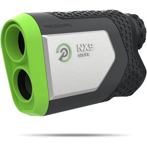  Precision Pro NX9 Slope Golf Rangefinder with Slope, Laser Golf Range Finder with Magnetic Cart Holder, 900 Yard Range, Flag Lock with Pulse Vibration, 6X Magnification, Lifetime B