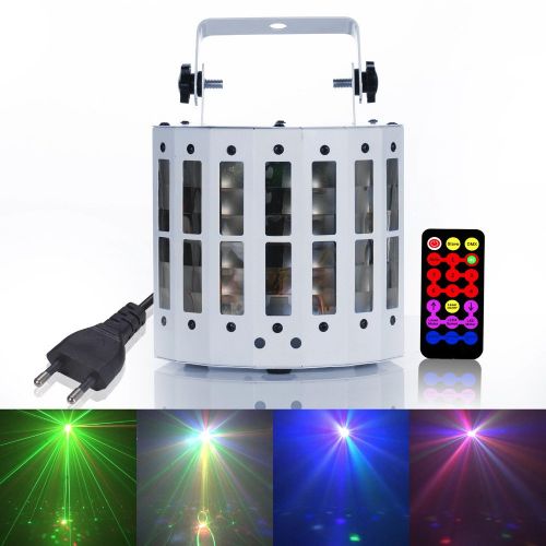  Preeyawadee 30W LED Stage Light Laser Lighting Voice Activated DMX RGB Crystal Magic Ball Stage