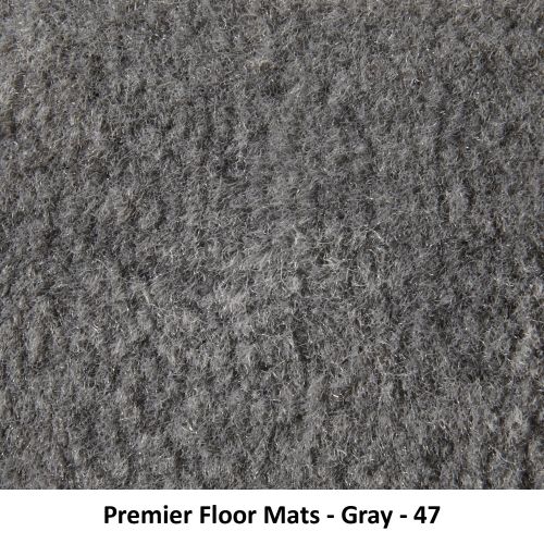  Premier Custom Fit 5-piece Set Carpet Floor Mats for Chevrolet and GMC (Premium Nylon, Gray)