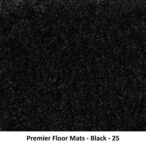  Premier Custom Fit 5-piece Set Carpet Floor Mats for Chevrolet and GMC (Premium Nylon, Black)