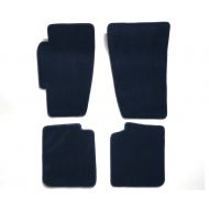 Premier Custom Fit 4-piece Set Carpet Floor Mats for Chevrolet and GMC (Premium Nylon, Navy Blue)