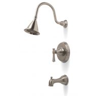 Premier PREMIER GIDDS-120068 Torino Tub and Shower Faucet with Single Handle, Brushed Nickel