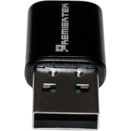  Premiertek 802.11abgnac Dual Band 2.4GHz5GHz Wireless USB 2.0 LAN Adapter up to 433Mbps (PT-8811AU)