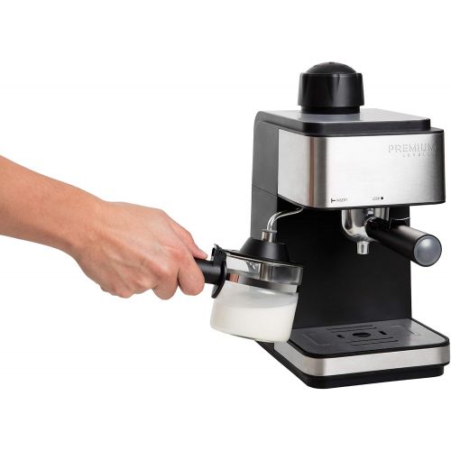  [아마존베스트]Espresso Machine, Premium Levella 3.5 Bar Espresso Coffee Maker, Espresso and Cappuccino Machine with Milk Frother, Stainless Steel