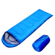 Premium US Buy Camping Sleeping Bag, Envelope Sleeping Bag, Easy to Carry Blue Warm Adult Sleeping Bag Outdoor Sports Camping Hiking with Carry Bag Lightweight