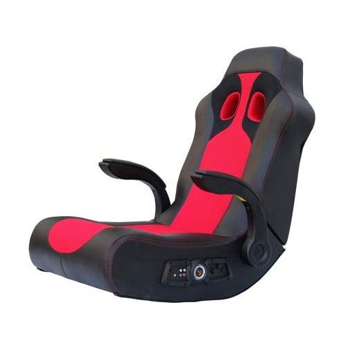  Premium Chair Furniture Gaming Chair Gamer Chairs- Black and Red Polyurethane with Bluetooth Perfect Seating Solution for Your Gaming Time