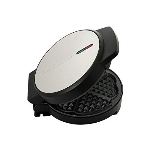  [아마존베스트]Premium Kitchen Waffle iron with non-stick coating, for heart waffles, stainless steel decoration, heart waffle iron, 1000 watts, waffle maker