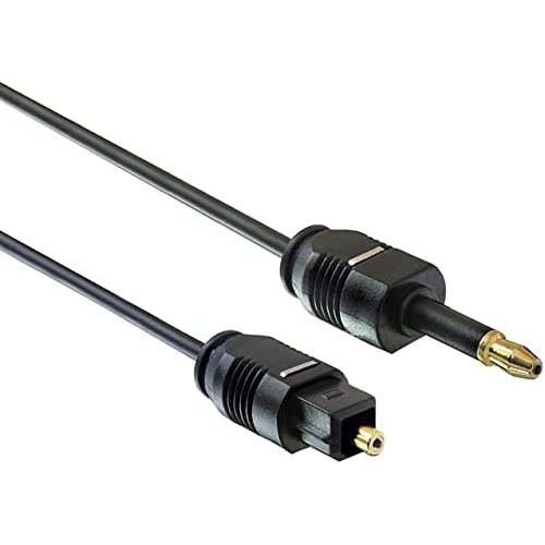  [아마존베스트]PremiumCord Cable 3.5 mm Mini Toslink - Toslink AD: 2.2 mm 1 m