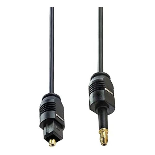  [아마존베스트]PremiumCord Cable 3.5 mm Mini Toslink - Toslink AD: 2.2 mm 1 m