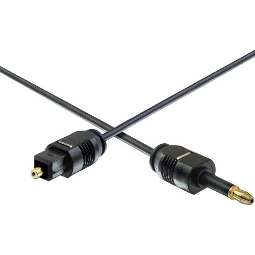  [아마존베스트]PremiumCord Cable 3.5 mm Mini Toslink - Toslink AD: 2.2 mm 1 m
