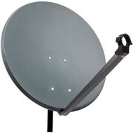 [아마존베스트]-Service-Informationen PremiumX PXA60 Satellite Dish 60 cm Aluminium Anthracite Satellite Antenna SAT Mirror with LNB Support Arm and Pole Bracket