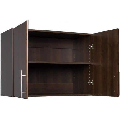  Prepac , Elite 32 Stackable Wall Cabinet, Espresso