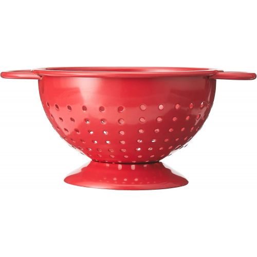  Prepworks from Progressive Prepworks by Progressive Powder-Coated Steel Colanders Set of 3 Sizes (¼, ½ and 1 cup) Red, Blue and Green Mini Colander, Fruit Vegetable Strainer: Kitchen & Dining