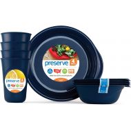 Preserve, Everyday Tableware Set, Midnight Blue