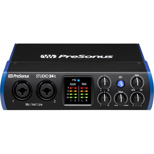  Presonus STUDIO 24C USB-C 2x2 audio/MIDI interface