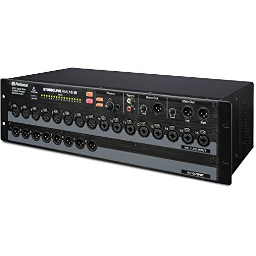  PreSonus Presonus RML16AI Studio Live 32-channel, touch-software-controlled, rack-mount digital mixer